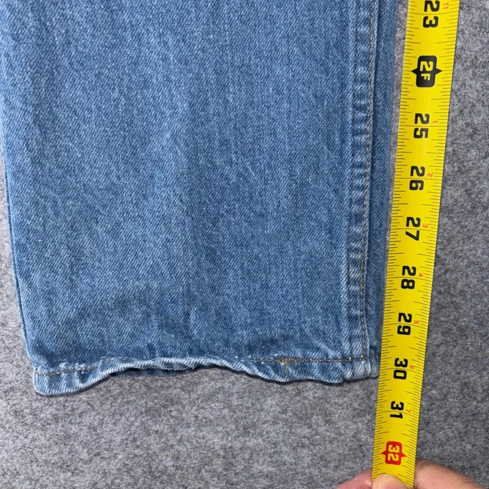 Vintage Levis 505 Orange Tab Jeans Mens 38x32 Blue Straight Leg Made in USA 90s